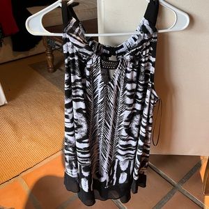 Styles & Co Animal Zebra Print Top